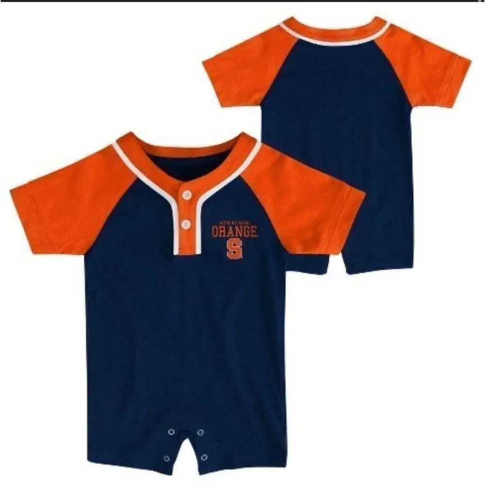 NCAA Syracuse‎ orange infant baby romper 0-3 m